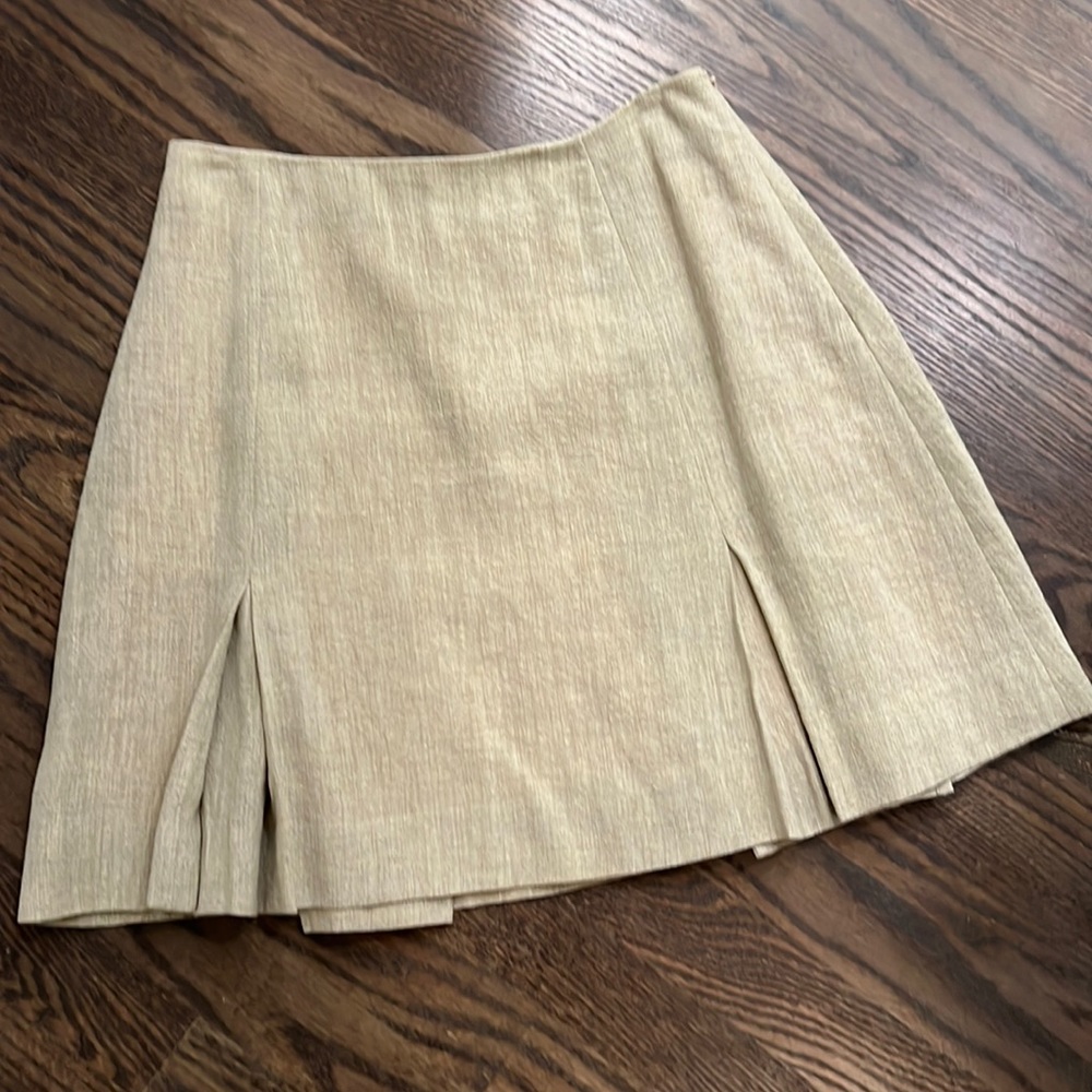 Tahari linen skirt